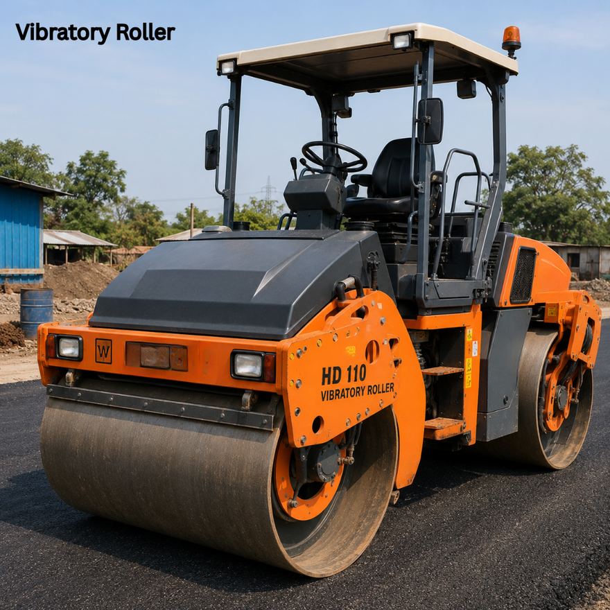 Plant machinery and vehicles at the Mokhada camp, Maharashtra — 6 of 8